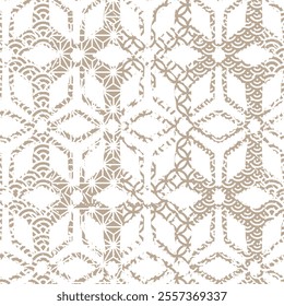 trendy fiber beige white textiles digital print background. modern geo fabric design textile modern geo fabric design textile all over geometric ornament. Minimalist background simple 