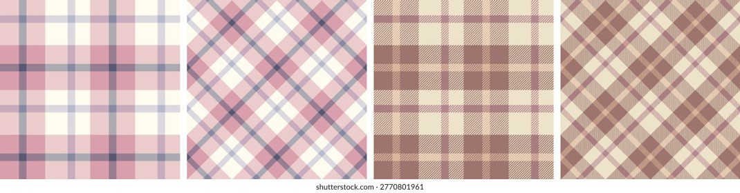 Trendy flannel seamless palid pattern for dress check, gingham , tartan plaid , tablecloth other modern and fashion print.