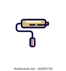 Trendy Flat Icon Design Building and Construction Theme