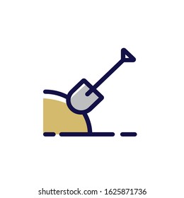 Trendy Flat Icon Design Building and Construction Theme