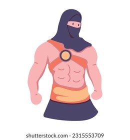 Trendy flat icon of uncaged prince 