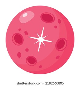 Trendy flat icon vector of fantasy orbit 