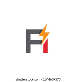 Trendy flach erste A-Buchstaben Logo-Vorlage mit Blitz und Blitz Design. Kann für Web-, mobile Grafik-, elektronischen oder Stromdienstgeschäfte verwendet werden, oder für alle Zwecke, die mit Donner-Konzept zusammenhängen.