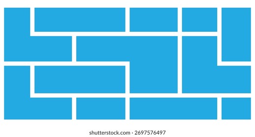 Moda plana elegante moderno bento-grade ícones definidos no fundo branco. Ícones de bento de quadro em branco abstrato na página branca. Forma geométrica moderna bento-grids. PE 10. 