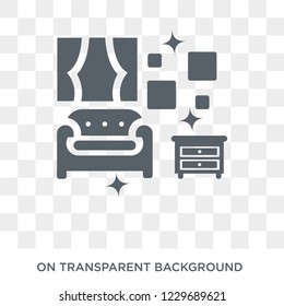 Trendy flat vector Clean Room icon on transparent background from Cleaning collection. High quality filled Clean Room symbol use for web and mobile