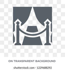 Trendy flat vector Premiere icon on transparent background from Cinema collection. High quality filled Premiere symbol use for web and mobile