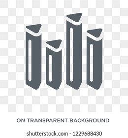 Trendy flat vector Statistics icon on transparent background from Business and analytics collection. High quality filled Statistics symbol use for web and mobile