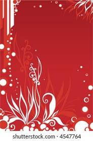 Trendy Floral Background