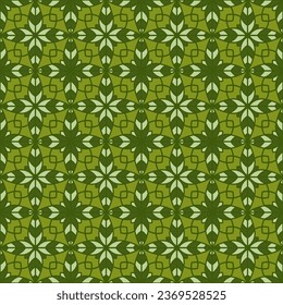 Trendy floral geometry seamless vector tile pattern. Organic geometric patchwork sample ornament. Abstract flower repeating tiling background. Scarf unisex trellis adornment motif