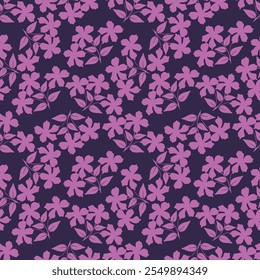 Trendy Floral pattern in the many kind of flowers. Tropical botanical Motifs scattered random. Seamless vector texture. For fashion prints. Printing with in hand drawn style on peach background.