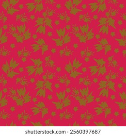 Trendy Floral pattern in the many kind of flowers. Tropical botanical Motifs scattered random. Seamless vector texture. Printing with in hand drawn style on dark background