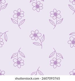 Trendy Floral pattern in the many kind of flowers. Tropical botanical Motifs scattered random. Seamless vector texture. Printing with in hand drawn style on dark background

