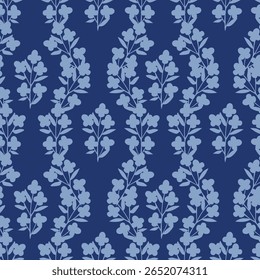 Trendy Floral pattern in the many kind of flowers. Tropical botanical Motifs scattered random. Seamless vector texture. For fashion prints. Printing with in hand drawn style on peach background