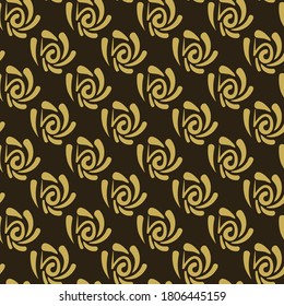 Patrón floral de moda gráficos vectoriales sin fisuras de papel pintado.