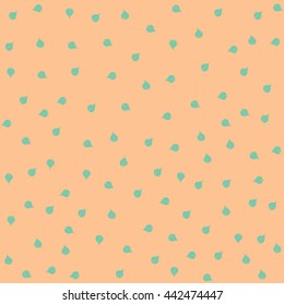 Trendy Floral Pattern in vector on pastel tones