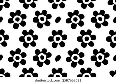 Trendy floral seamless pattern backgorund 