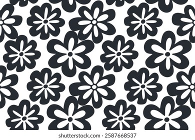 Trendy floral seamless pattern backgorund 