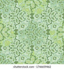 Patrón floral de moda sin fisuras en los colores positivos del verano. El medallón de Mandala deja ornamento de fluidos. Patrón tropical floral sin soldadura. Diseño de álbumes de Kaleidoscope. Motivos persas.