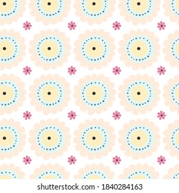 trendy floral seamless pattern. Design for fabric, textile, wrapping, digital paper.