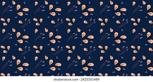 Trendy floral seamless pattern illustration. Vintage 70s style hippie flower background design. Colorful pastel color groovy artwork, y2k nature backdrop with daisy flowers