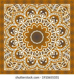 Diseño de vectores de flores de moda. Pastel medinilla con fondo abstracto dorado