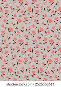 
trendy flower vector textile design, all over seamless pattern wrapping paper design, digital image printing factory