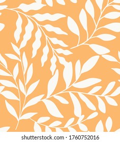 Flores de moda sin costura. Pequeña ilustración de fondo floral vectorial. Textura floral primaveral para tela, estampado de moda y papel pintado.