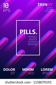 Diseño de póster A4 De Estilo Moderno Y Borroso. Antecedentes modernos para póster, folleto, publicidad, cartel, tarjeta de invitación, festival de música, club nocturno