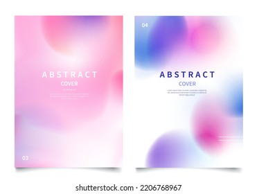 Abstrakter Farbverlauf-Hintergrund in Trendfarben. Farbiger abstrakter Hintergrund. Vektorgrafik 