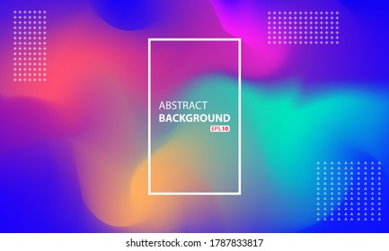 Trendy fluid Colorful abstract background for your landing page design.