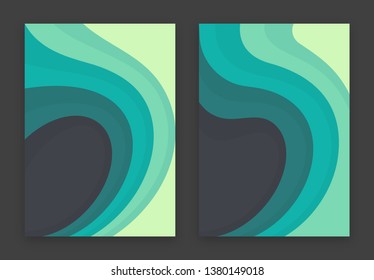 Trendy fluid design geometric background for party, banner, cover, print, promotion, greeting, ad, web page, header, landing, social media. A4 format size. Vector illustration
