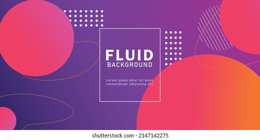 Trendy fluid flow gradient shapes composition. Creative geometric wallpaper. background for gift card, Poster , landing page template. Vector - EPS 10