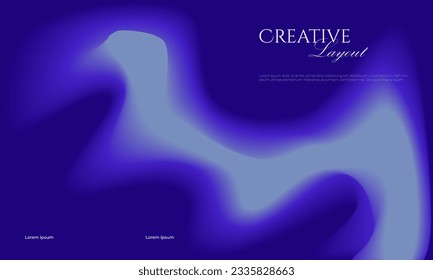 Trendy Fluid Gradient Background, Colorful Abstract Liquid 3d Shapes. Futuristic Design Wallpaper For Banner, Poster, Cover, Flyer, Presentation, Advertising, Landing Page