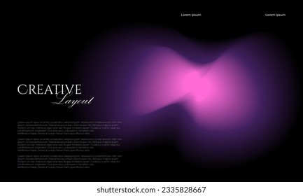 Trendy Fluid Gradient Background, Colorful Abstract Liquid 3d Shapes. Futuristic Design Wallpaper For Banner, Poster, Cover, Flyer, Presentation, Advertising, Landing Page