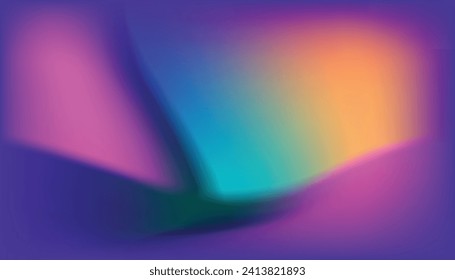 Trendy fluid gradient background, colorful abstract liquid 3d shapes. Futuristic design wallpaper for banner, poster, cover, flyer, presentation, advertising, landing page
