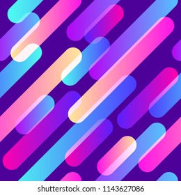 Trendy Fluid Gradient Lines Seamless Pattern Background. Vector EPS10