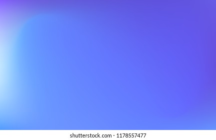 Trendy Foil Hologram Vector Background. Blue Violet Soft Pastel Blurry Gradient Mesh Hipster Liquid Backdrop. Abstract Vibrant Holographic Foil Fluid Motion Background. Blue Violet Pink Iris Lavender
