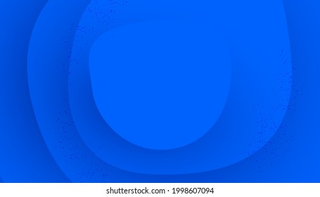 Trendy free form design template background in minimal style. Turquoise bubble shapes