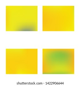 Trendy fresh banner. EPS. Vector illustration cover. Pretty splash and spreading spot. Yellow elegant blend glossy texture picture.