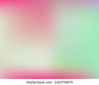 Trendy fresh banner. EPS. Vector illustration presentation. Graceful splash and spreading spot. Pink unique fresh banner of watercolor gradient colors.