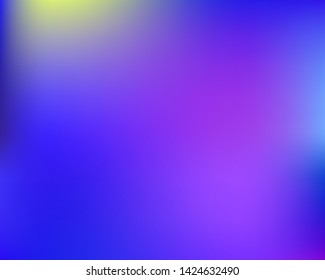 Trendy fresh banner. EPS. Vector illustration artbook. Interesting splash and spreading spot. Blue gradient various elements that form multicolored blurred graphics.