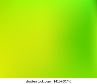 Trendy fresh banner. Vector illustration space. Strange splash and spreading spot. Yellow unique fresh banner of watercolor gradient colors.