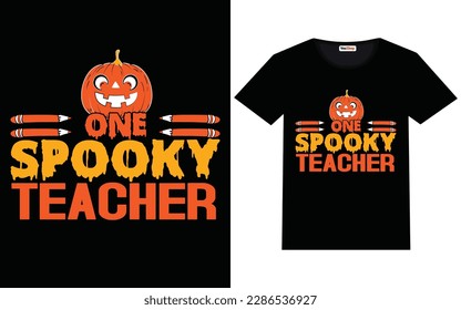 Trendy funny  Halloween graphic vintage typography and lettering t shirt design