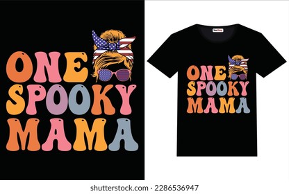 Trendy funny  Halloween graphic vintage typography and lettering t shirt design