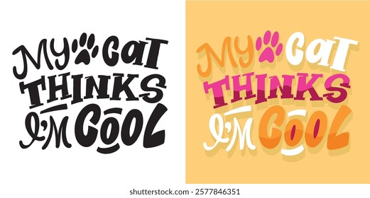 Trendy funny hand drawn doodle lettering quote. Lettering for t-shirt design, mug print, bag print, clothes fashion. 100% hand drawn vector image.