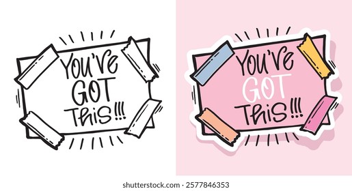 Trendy funny hand drawn doodle lettering quote. Lettering for t-shirt design, mug print, bag print, clothes fashion. 100% hand drawn vector image.