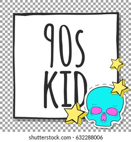 trendy funny patches,illustration in vector format