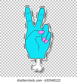 trendy funny patches,illustration in vector format