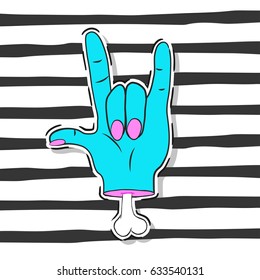 trendy funny patches,illustration in vector format