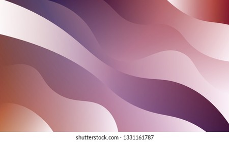 Trendy futuristic wavy backdrop. Vector illustration with geometric shapes layers. Futuristic wavy backdrop. Gradient.
